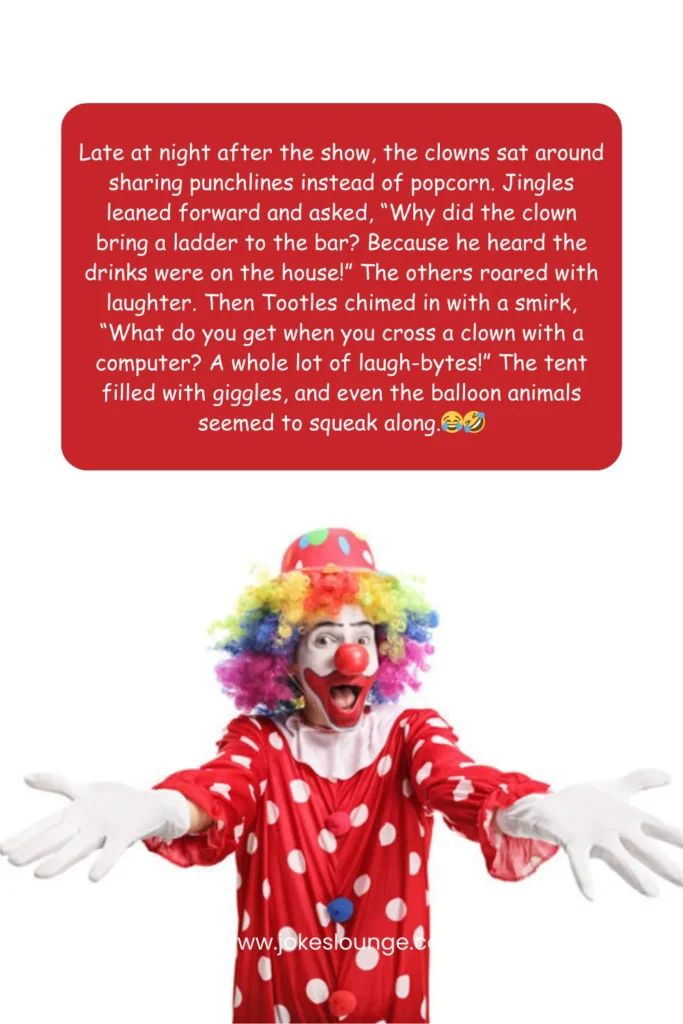 Clown Jokes & Riddles in Story Form