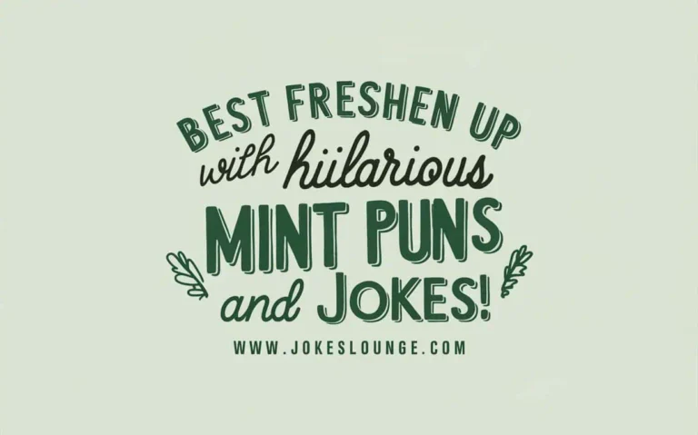 Mint Puns And Jokes