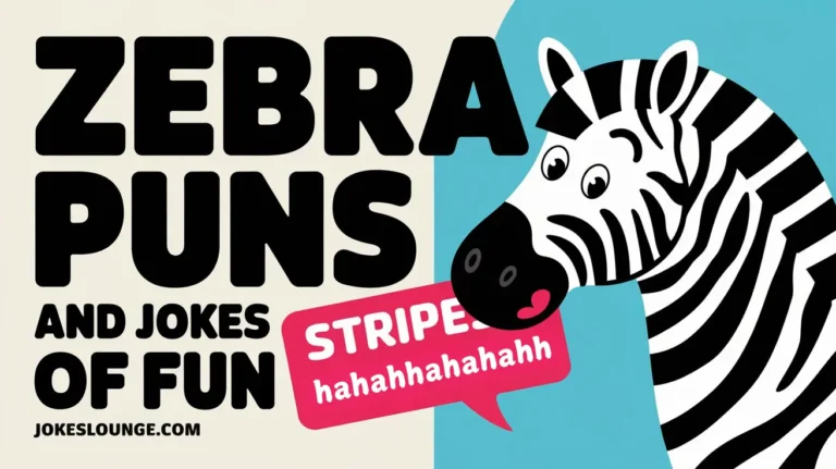 135+ Zebra Puns and Jokes Stripes of Fun and Laughter