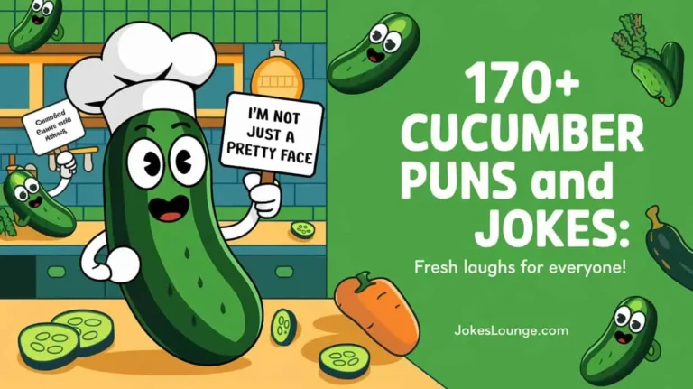 170+ Cucumber Puns and Jokes: Fresh Laughs for Everyone!