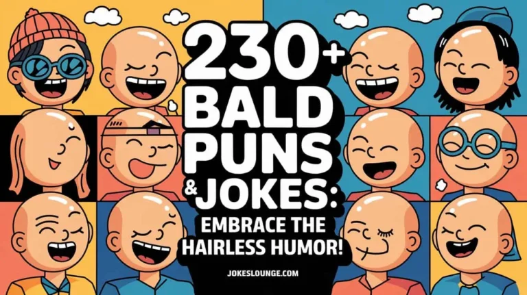 230+ Bald Puns and Jokes: Embrace the Hairless Humor!