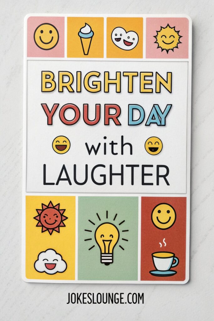 Brighten your day with laughter quick jokes