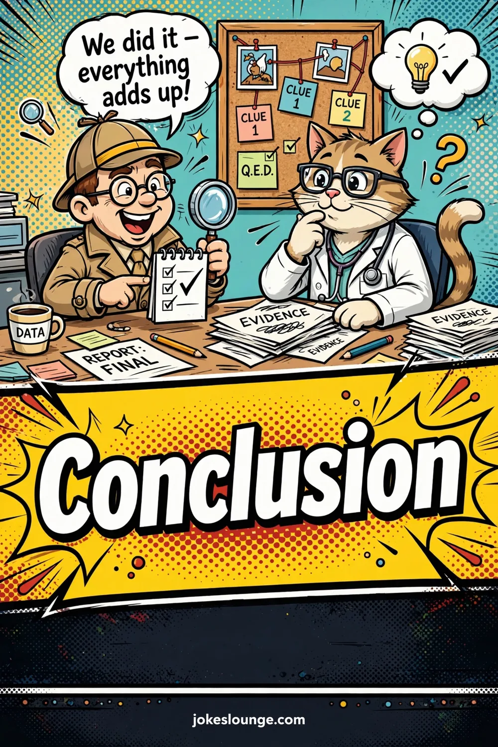 Conclusion - funny illustration