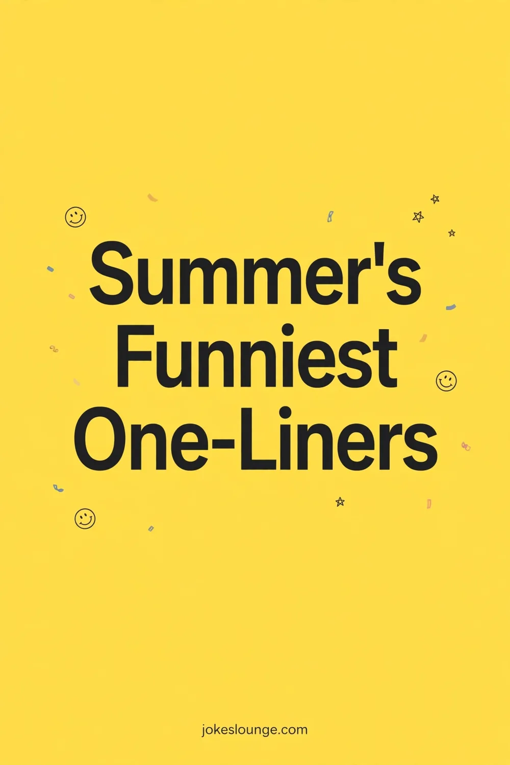 Summer’s Funniest One-Liners - funny illustration