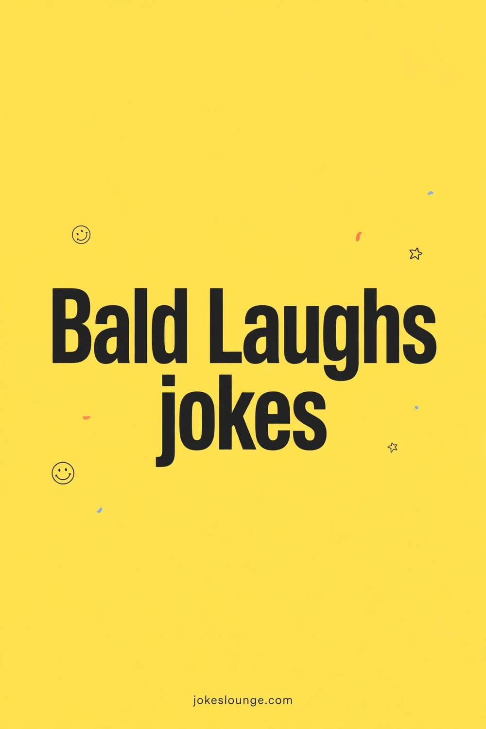 Bald Humor Highlights puns - funny illustration