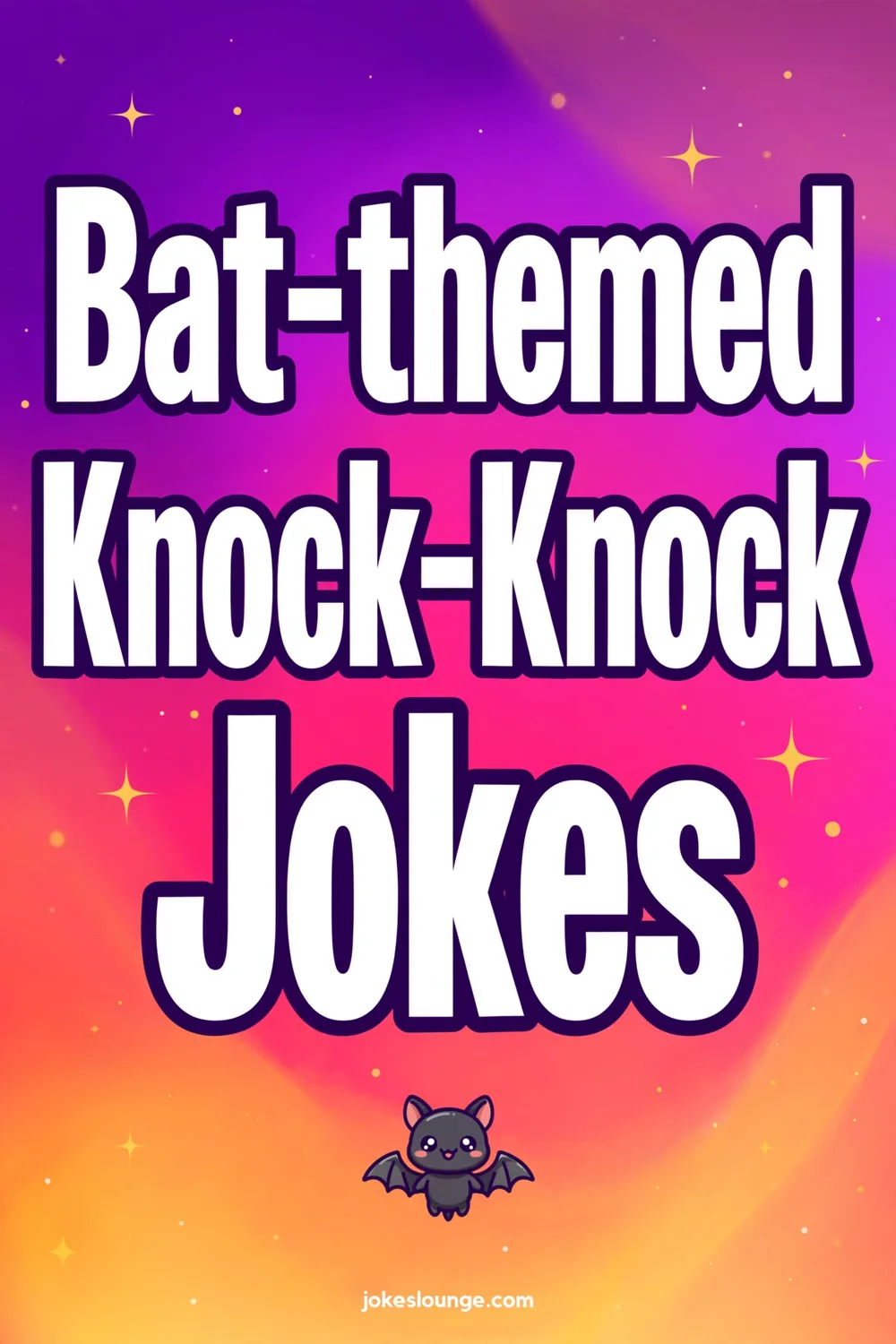 Bat-themed Knock-Knock Jokes - funny illustration
