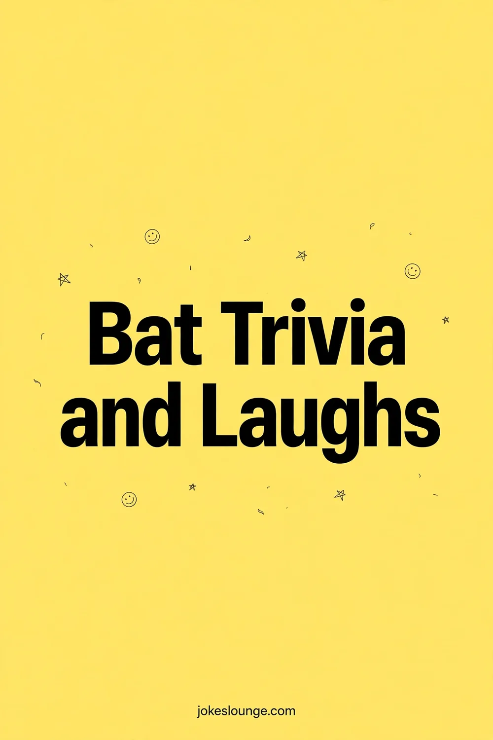 Bat Trivia and Laughs - funny illustration