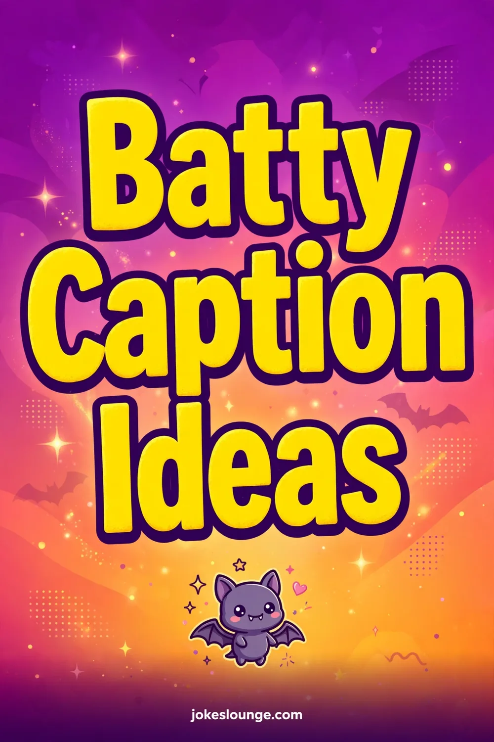 Batty Caption Ideas - funny illustration