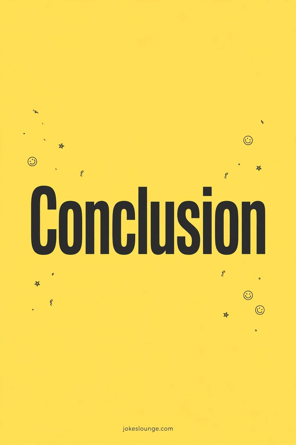 Conclusion - funny illustration