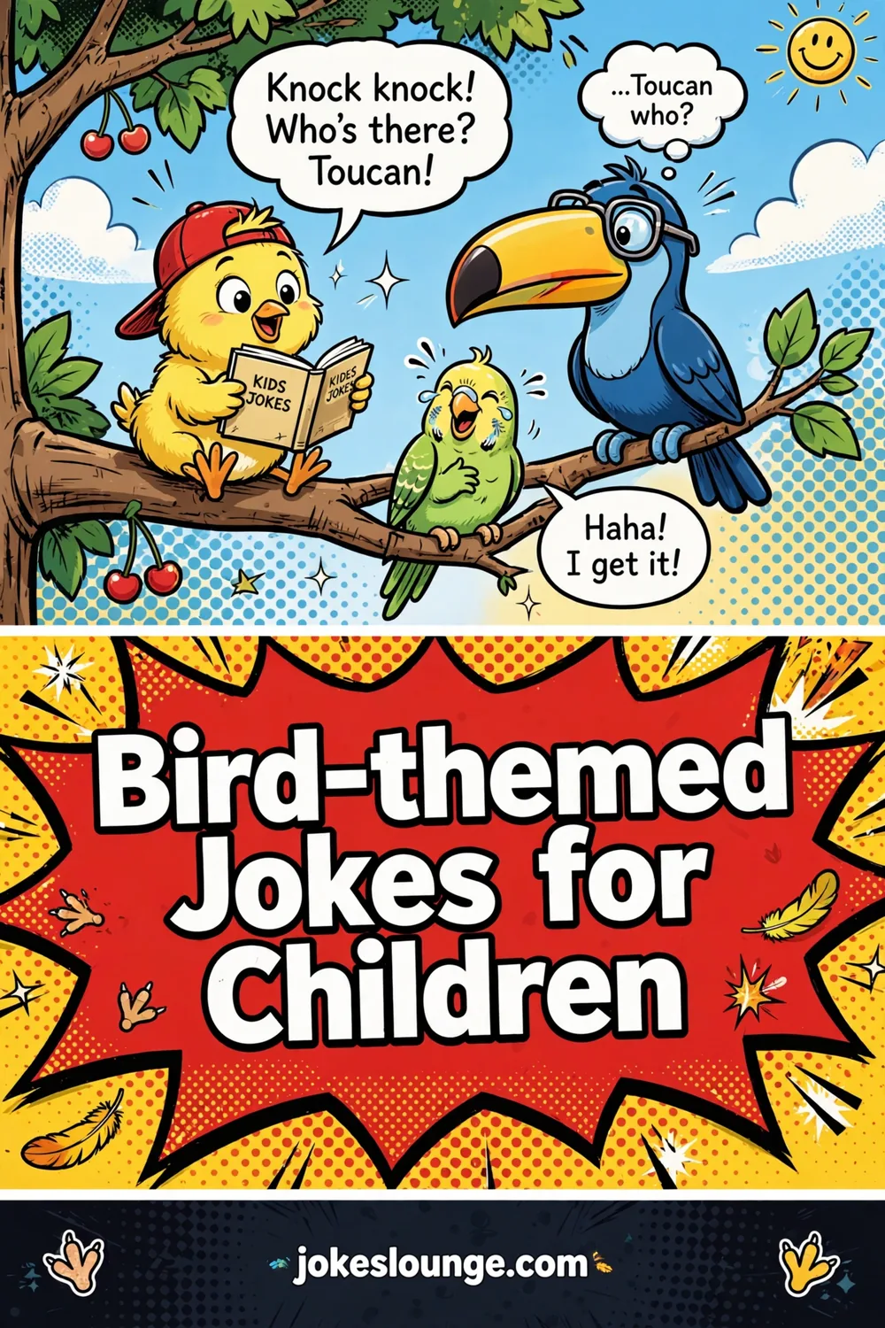 Bird-themed Jokes for Children - funny illustration