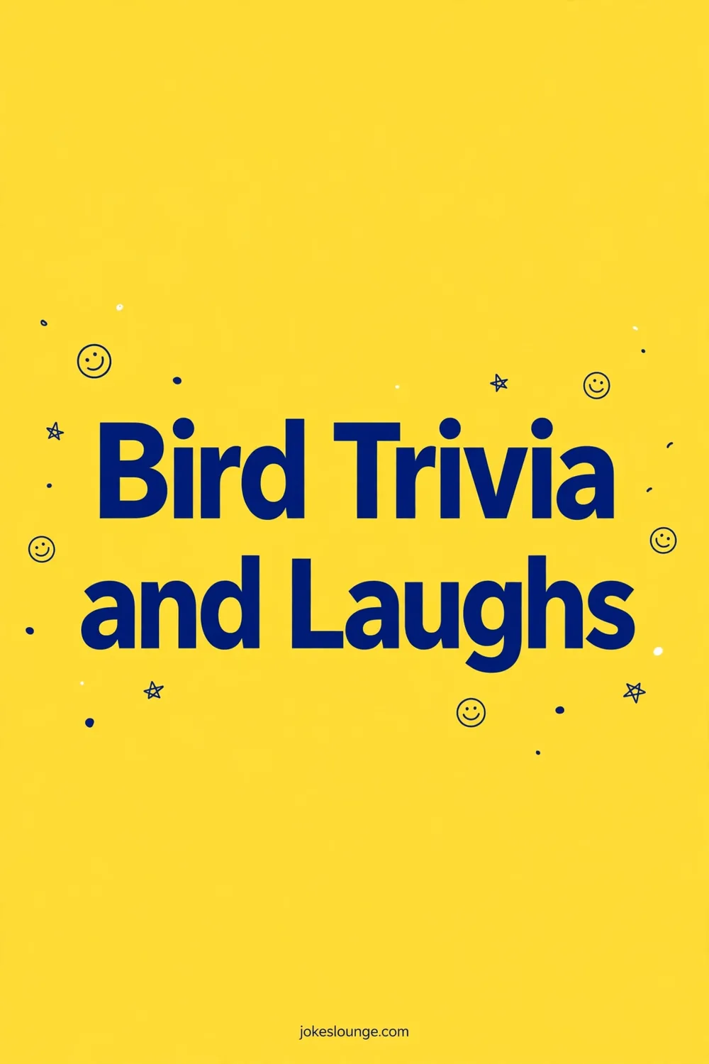Bird Trivia and Laughs - funny illustration