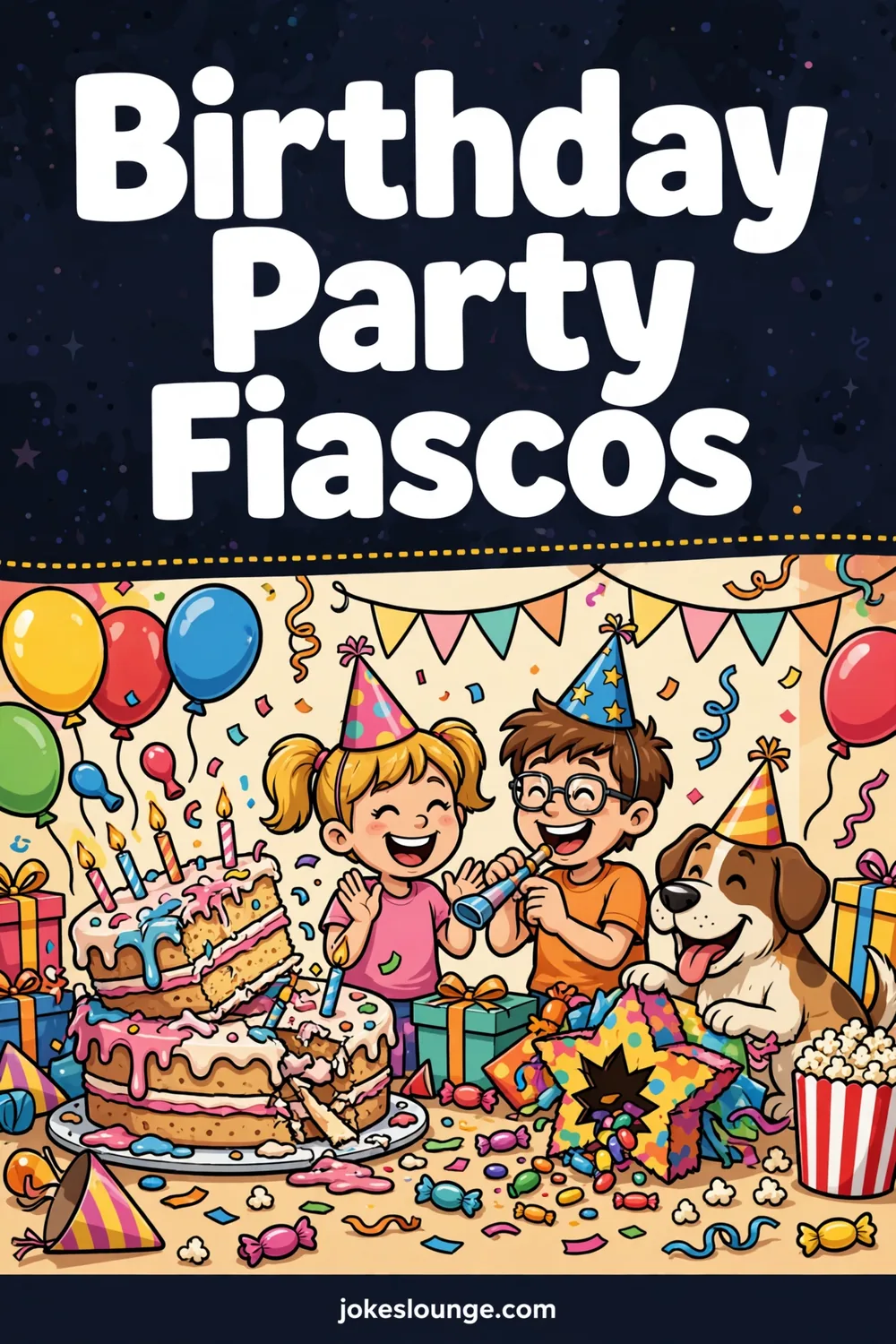 Birthday Party Fiascos - funny illustration