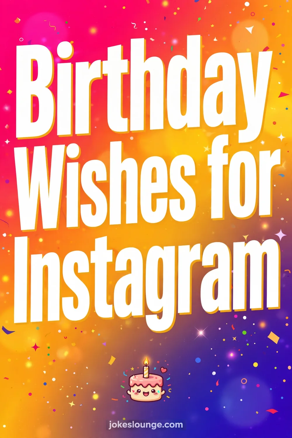 Birthday Wishes for Instagram - funny illustration