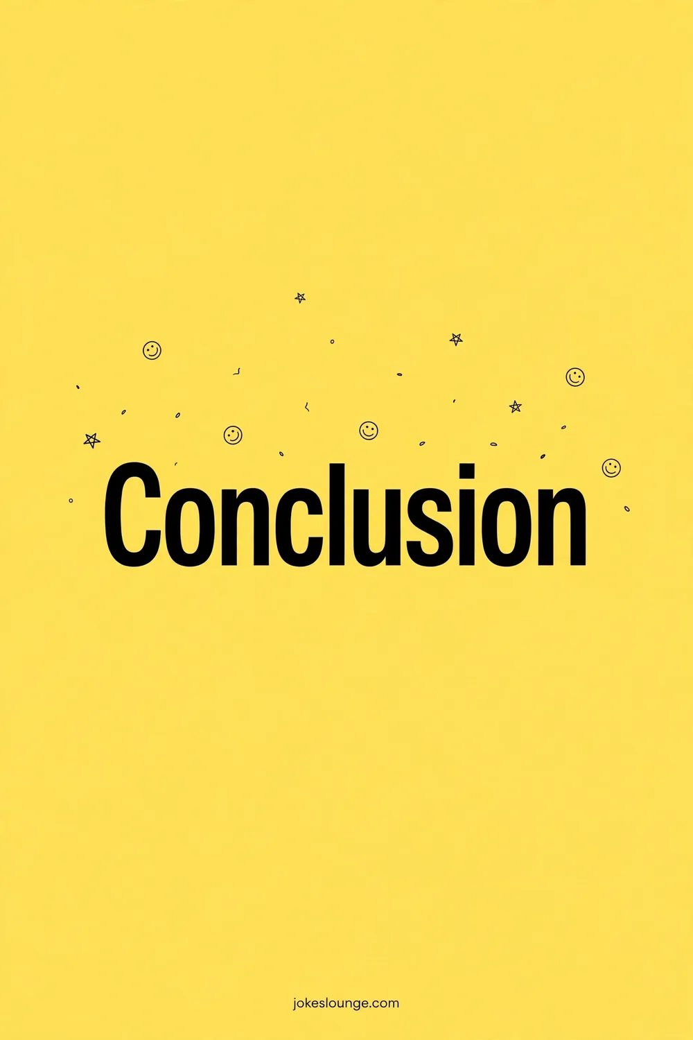 Conclusion - funny illustration