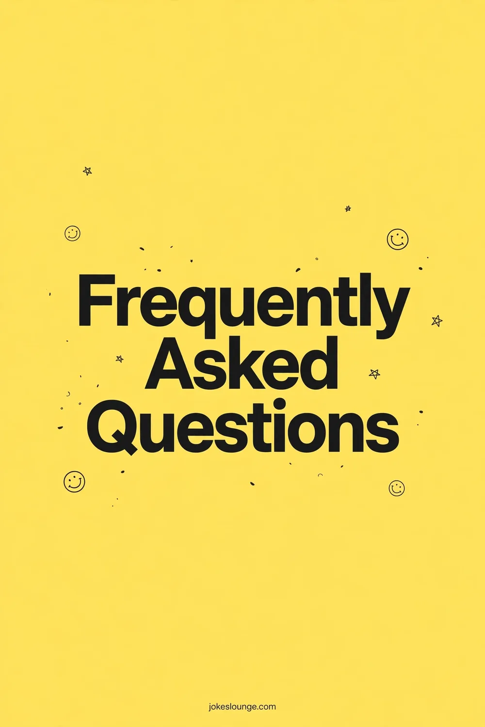 Frequently Asked Questions - funny illustration