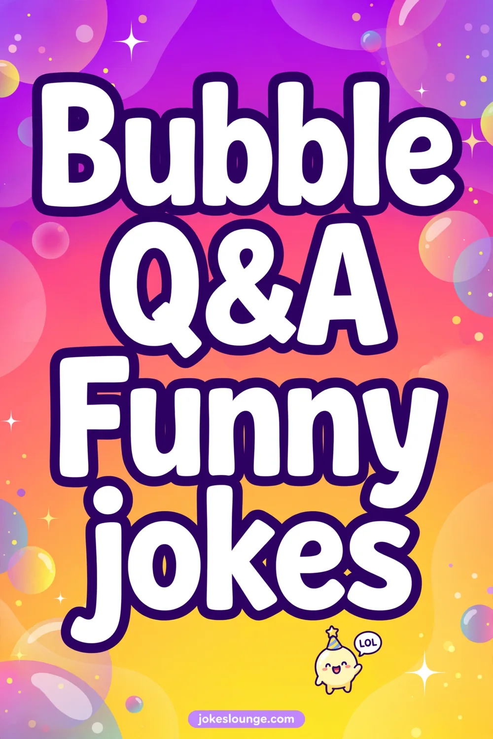 Bubble Q&A Funny jokes - funny illustration
