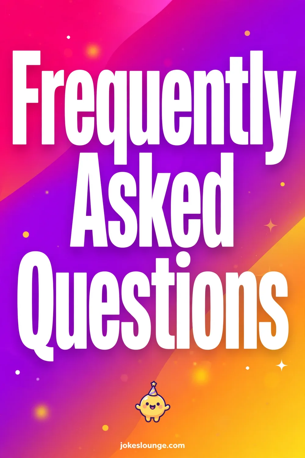 Frequently Asked Questions - funny illustration