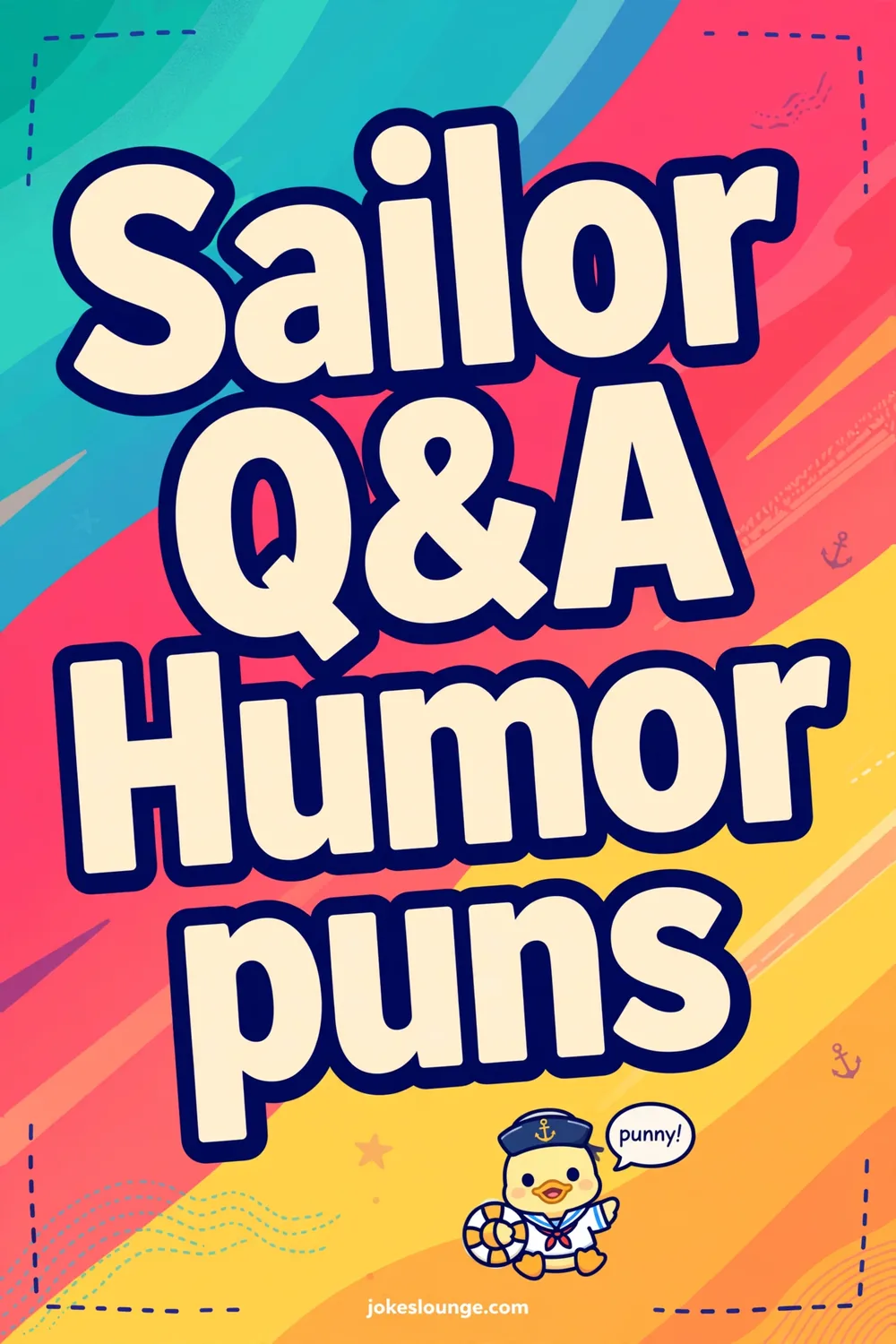 Sailor Q&A Humor puns - funny illustration