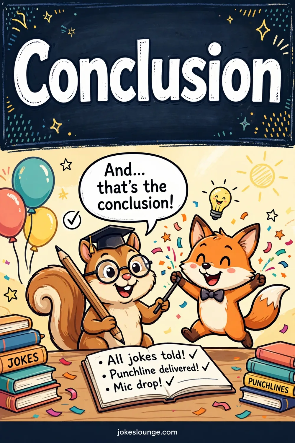 Conclusion - funny illustration