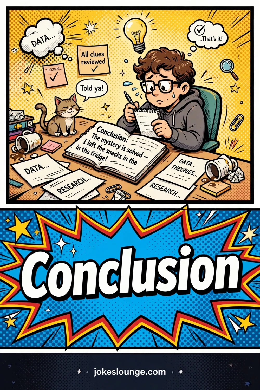 Conclusion - funny illustration