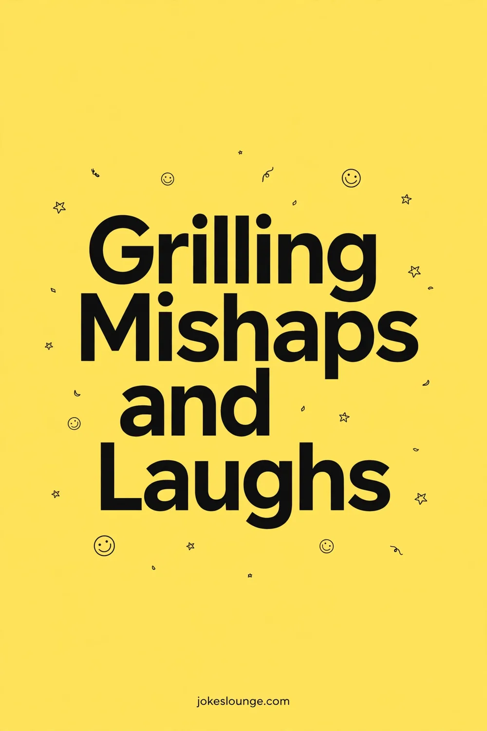 Grilling Mishaps and Laughs - funny illustration