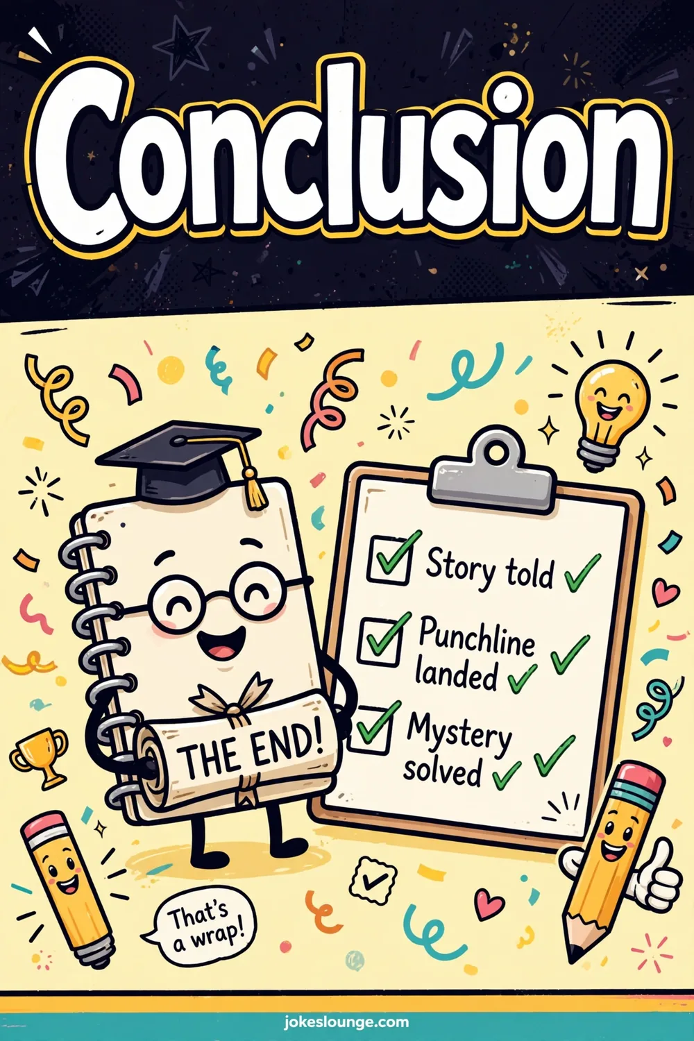 Conclusion - funny illustration