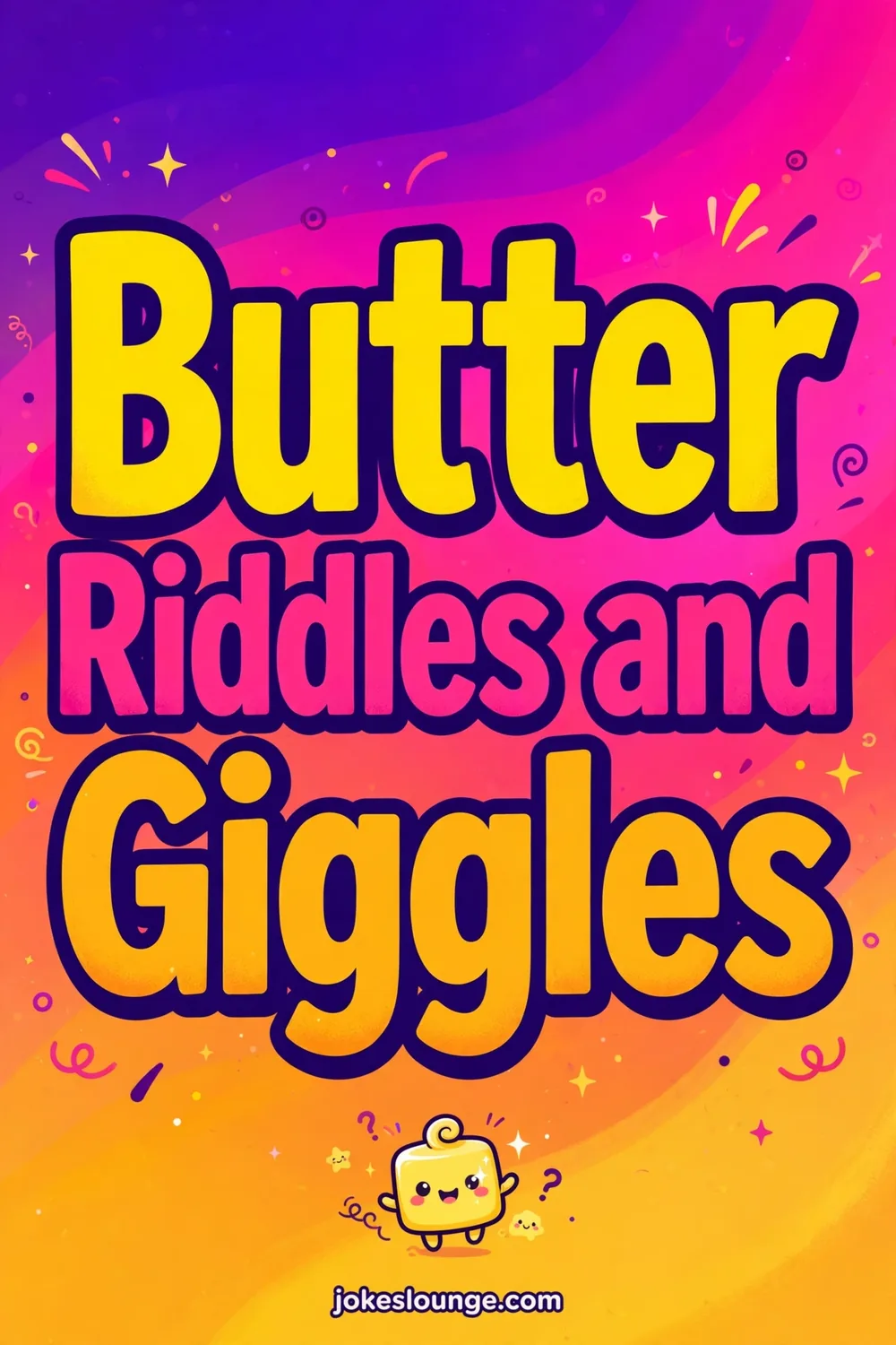 Butter Riddles and Giggles - funny illustration