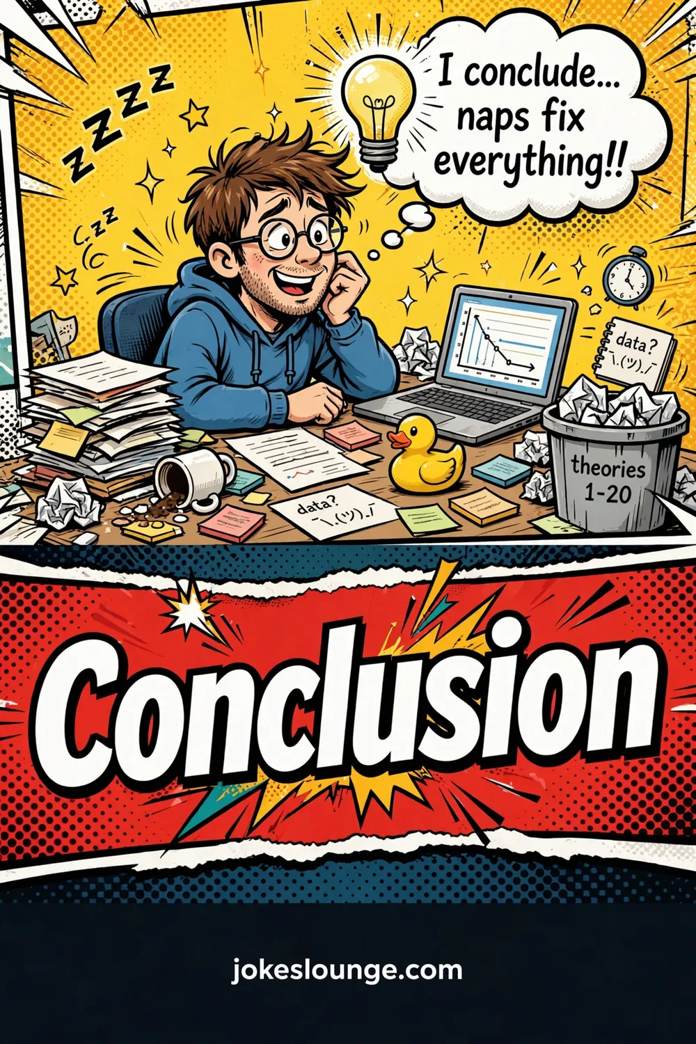 Conclusion - funny illustration