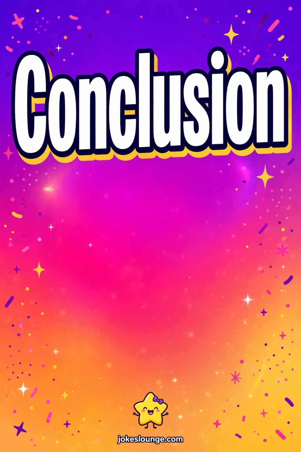 Conclusion - funny illustration