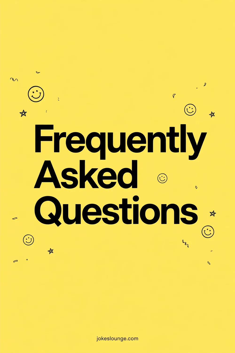 Frequently Asked Questions - funny illustration