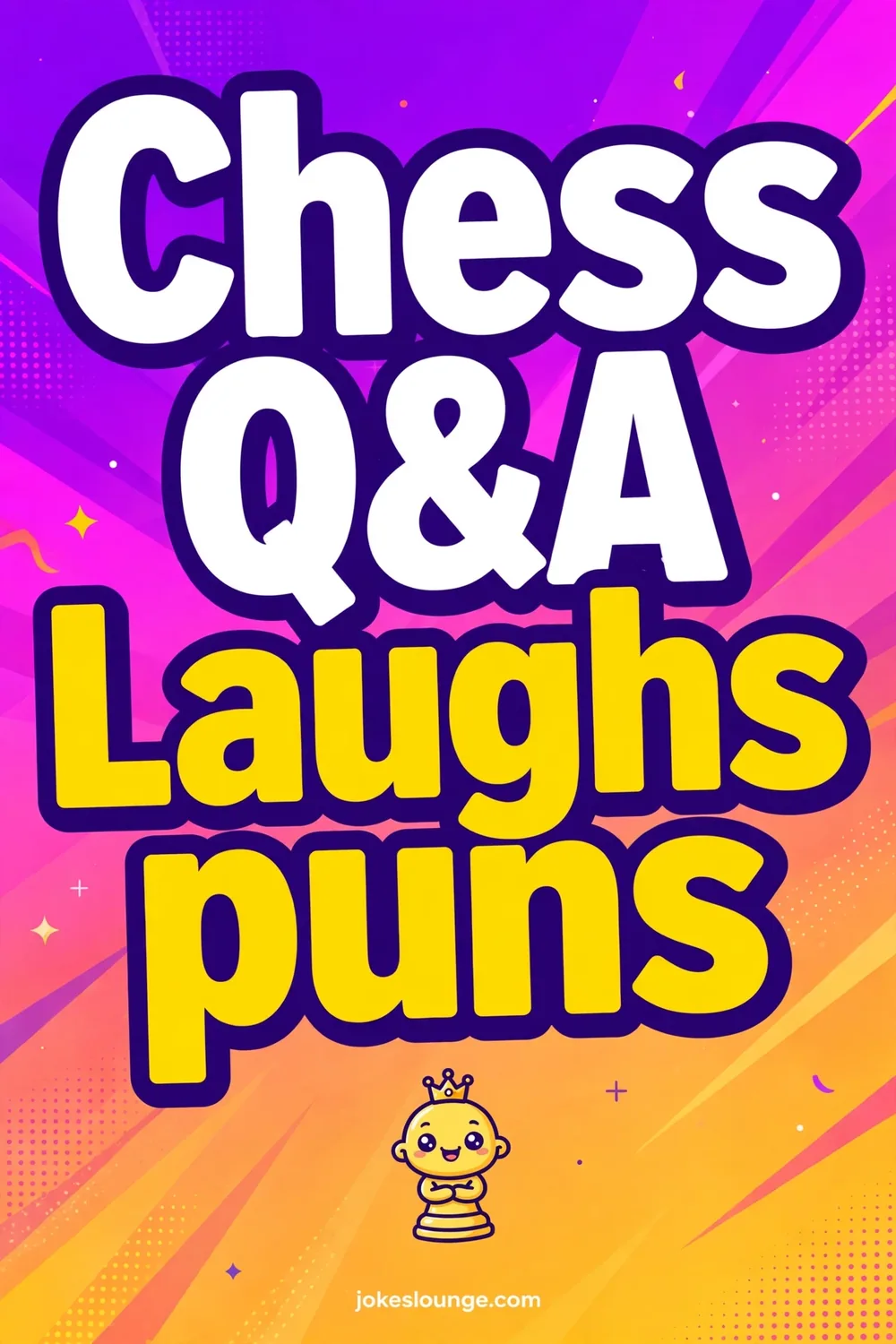 Chess Q&A Laughs puns - funny illustration