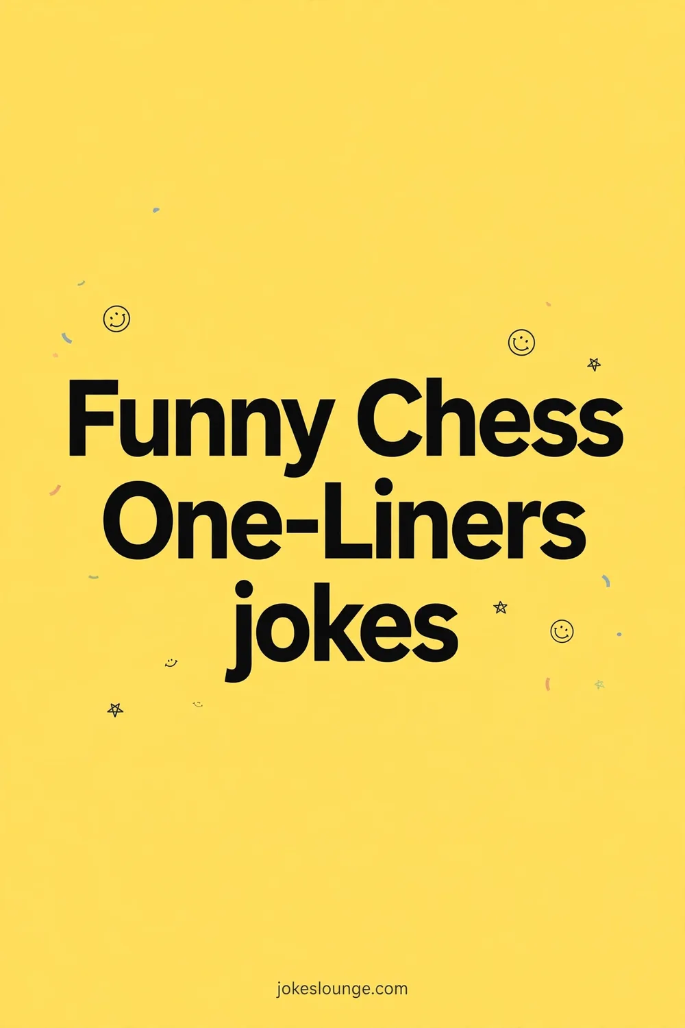 Funny Chess One-Liners jokes - funny illustration