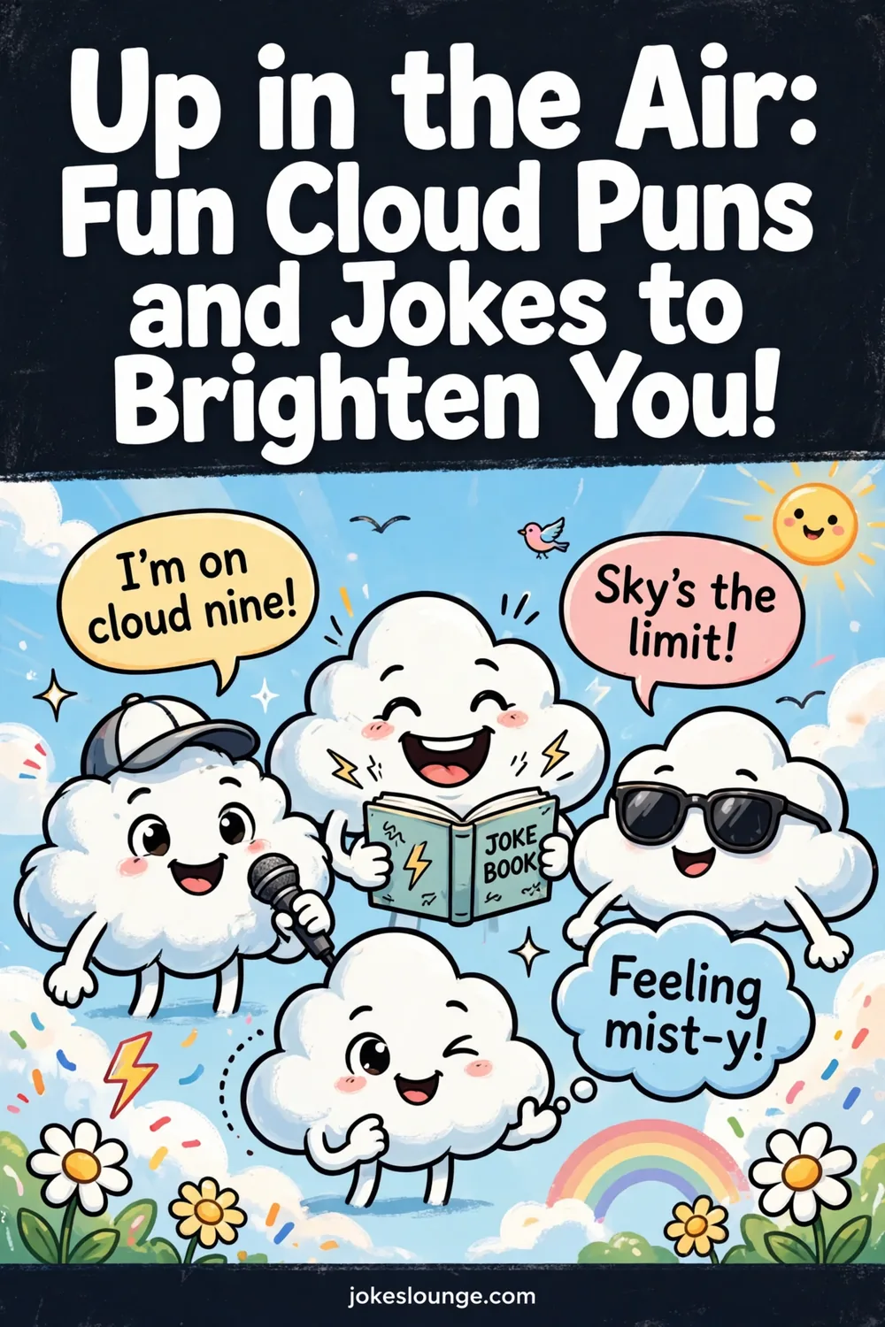 Up in the Air: Fun Cloud Puns and Jokes to Brighten You! - funny illustration