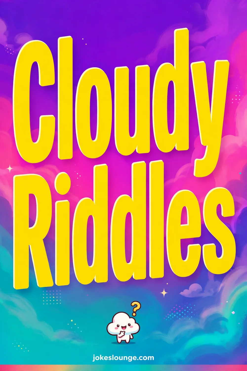 Cloudy Riddles ☁️???? - funny illustration