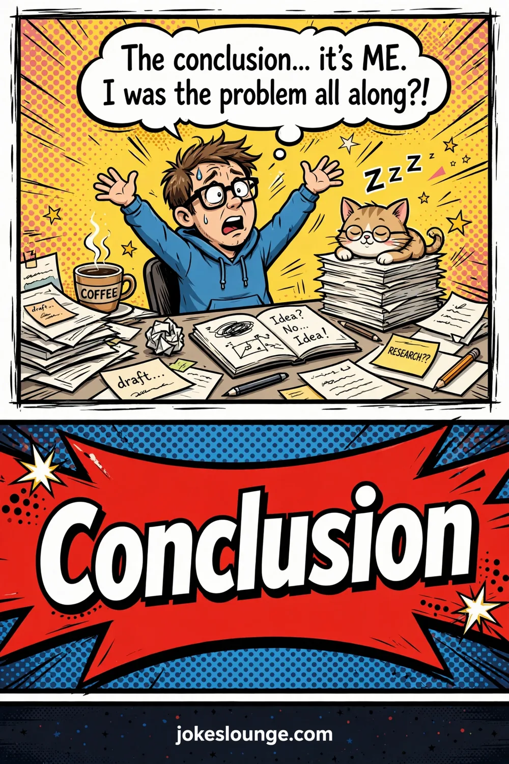 Conclusion - funny illustration