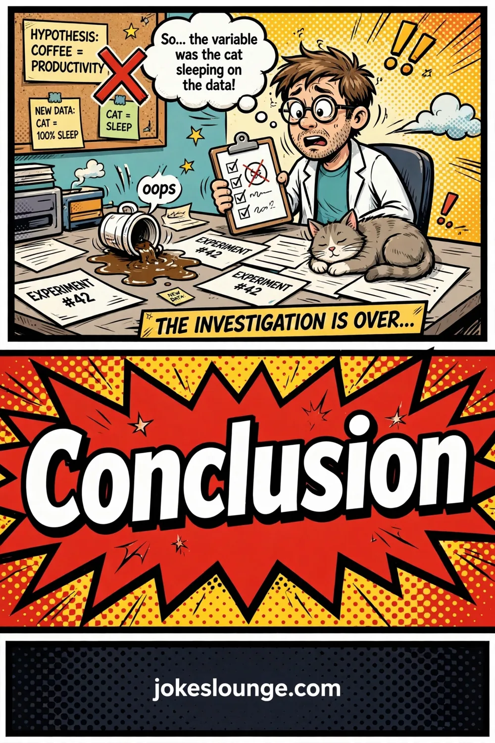 Conclusion - funny illustration