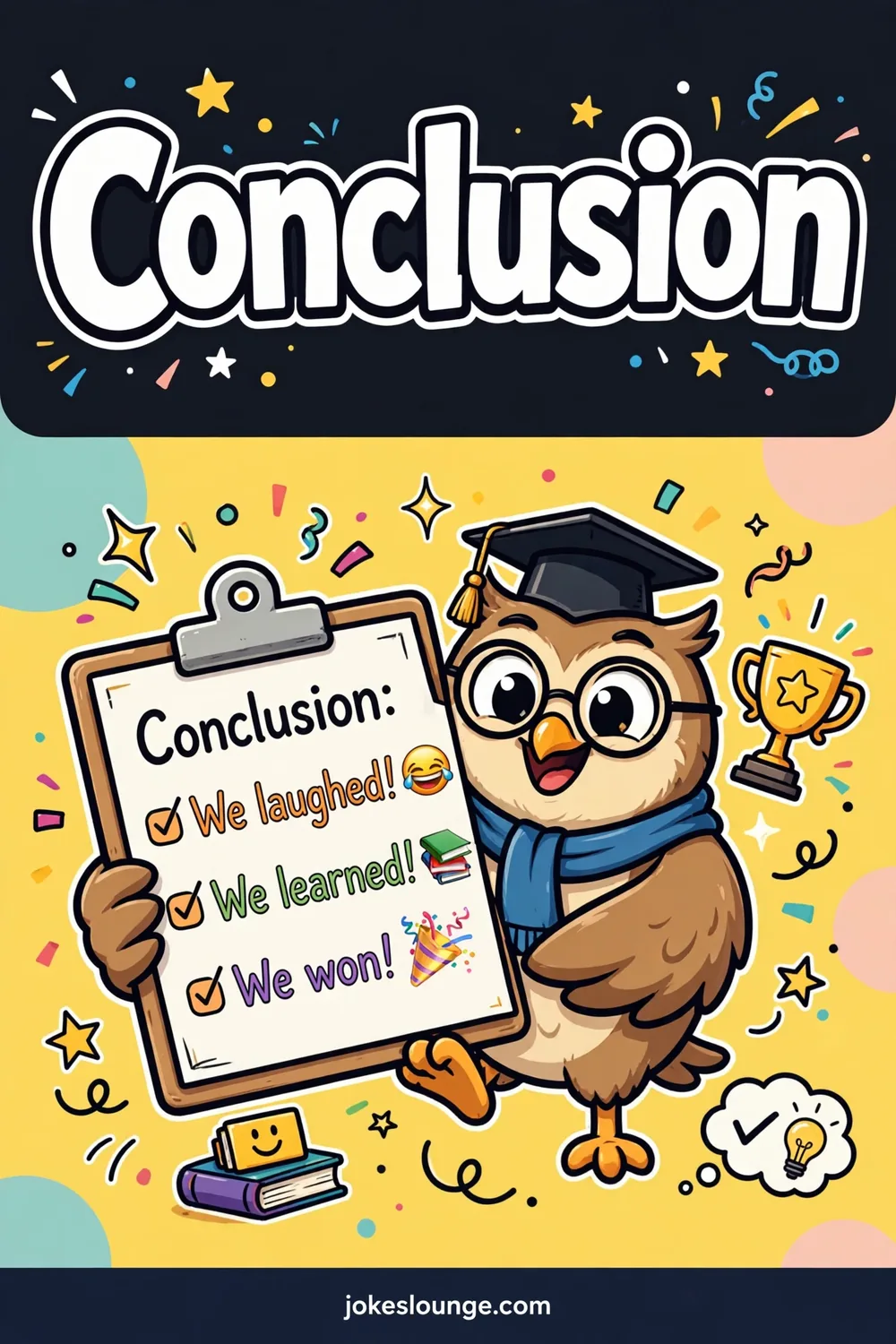 Conclusion - funny illustration