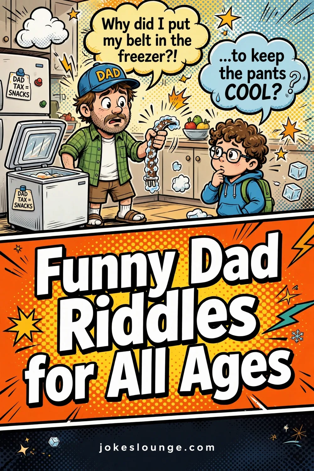 Best Dad Jokes, Crowd Pleasers for Every Age - funny illustration