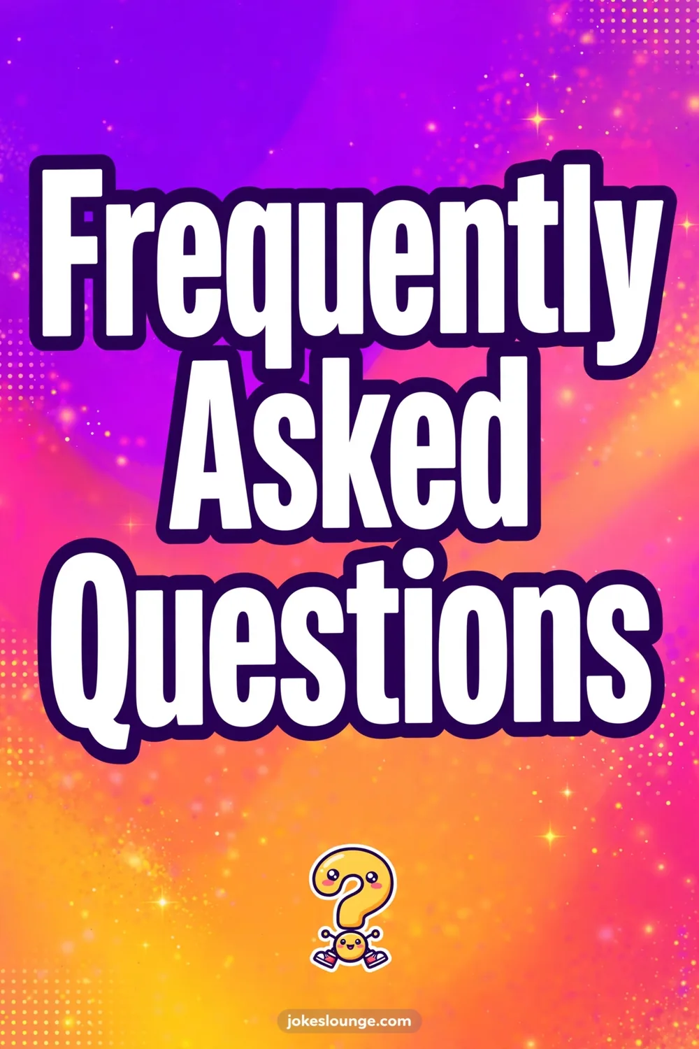 Frequently Asked Questions - funny illustration