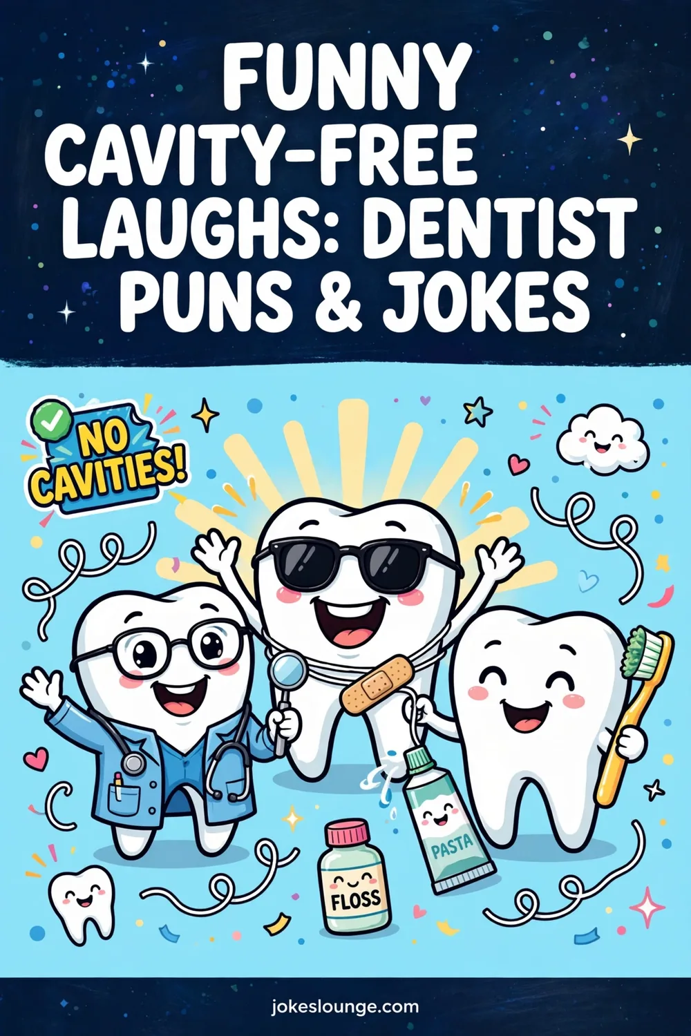 Funny Cavity-Free Laughs: Dentist Puns & Jokes - funny illustration