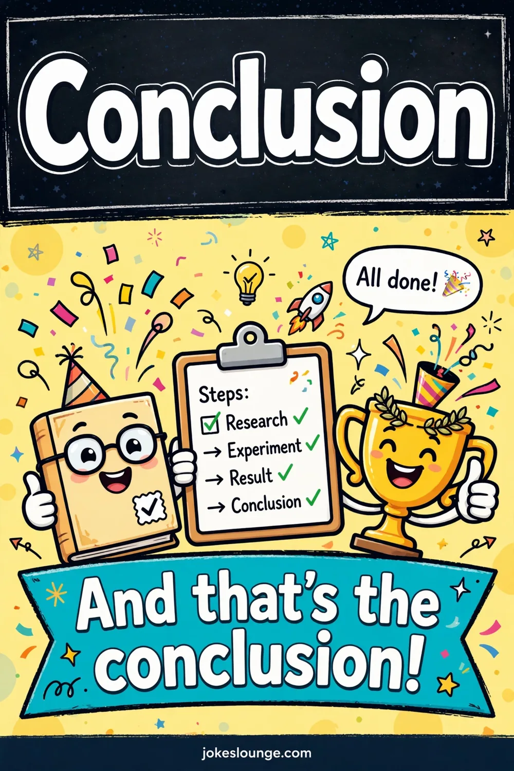 Conclusion - funny illustration