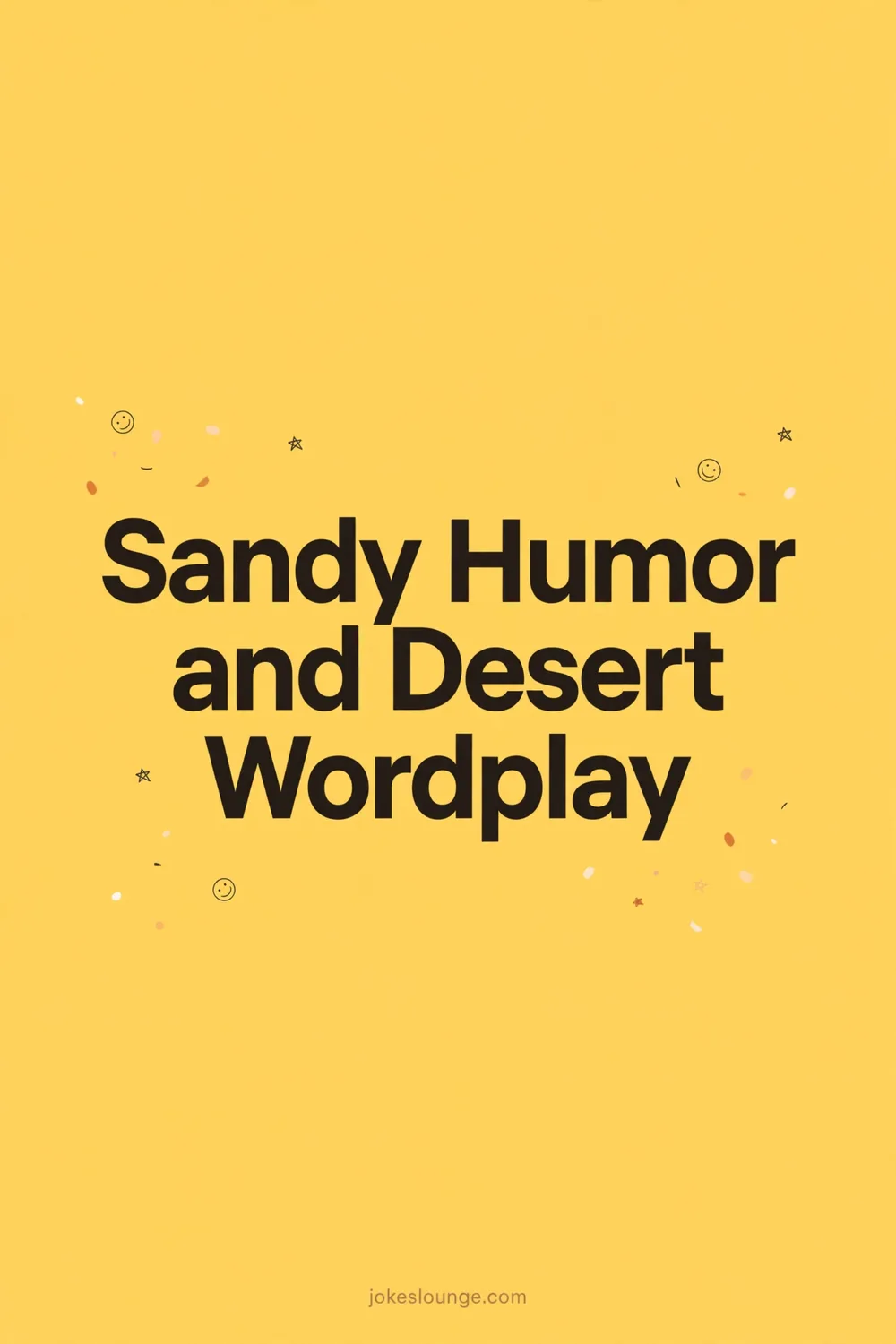 Desert Q&A Humor - funny illustration