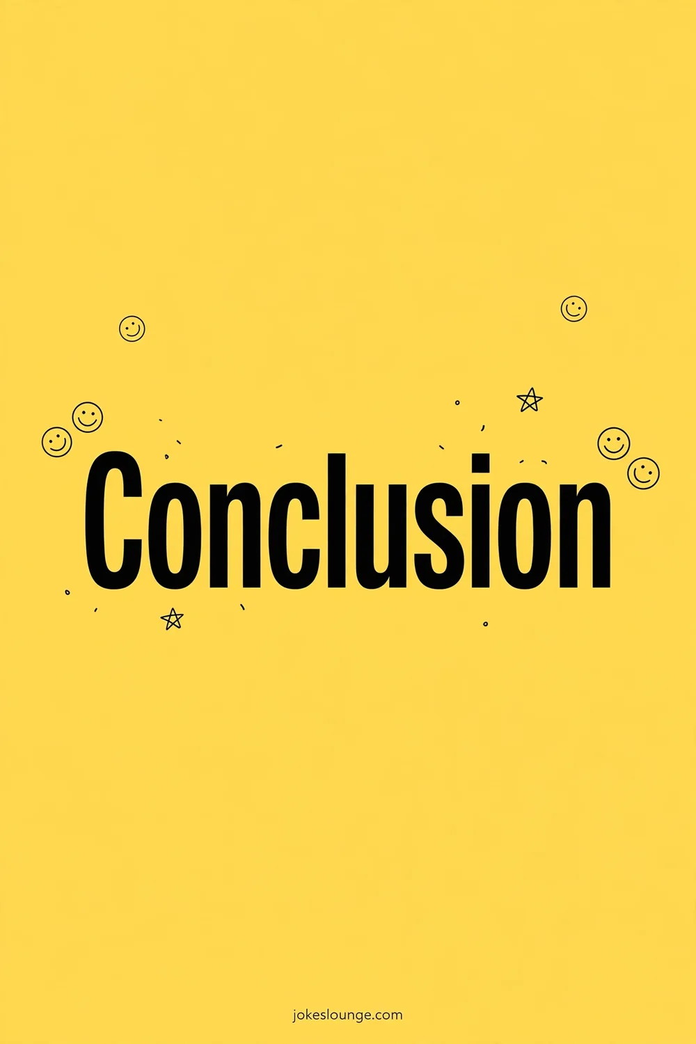 Conclusion - funny illustration