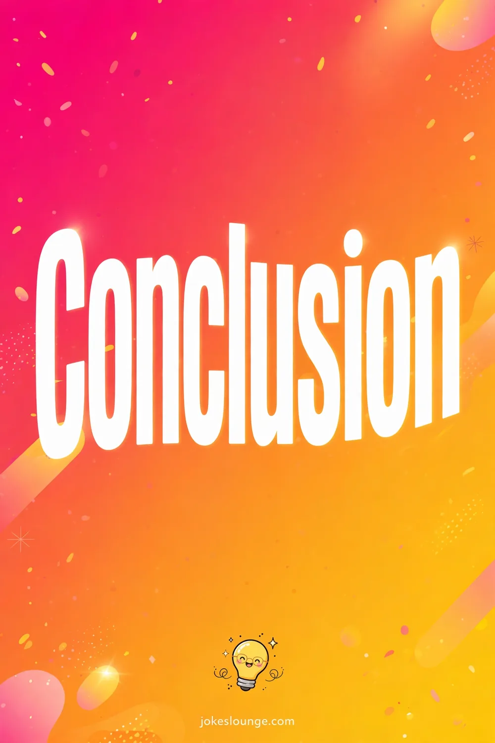 Conclusion - funny illustration