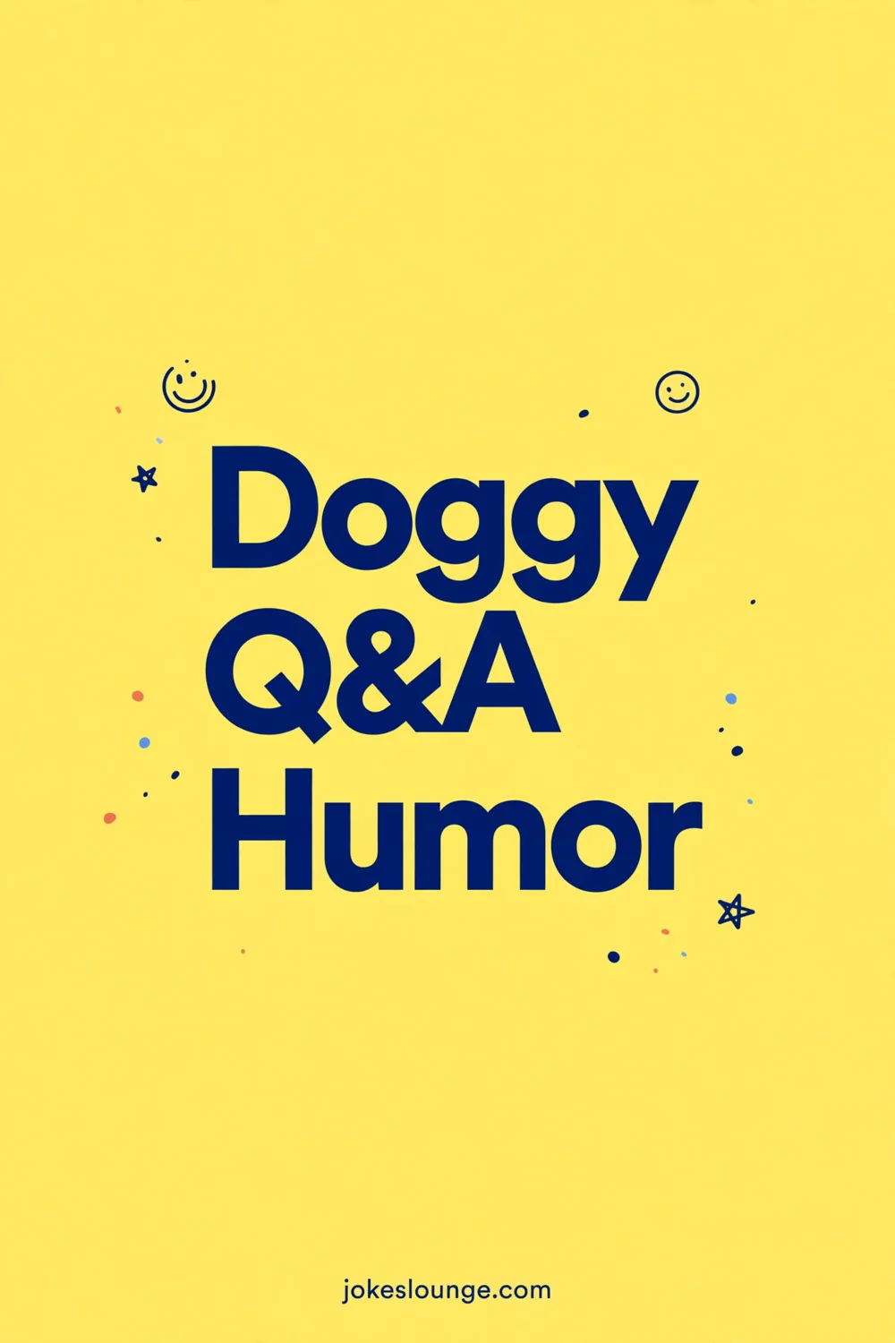Doggy Q&A Humor - funny illustration