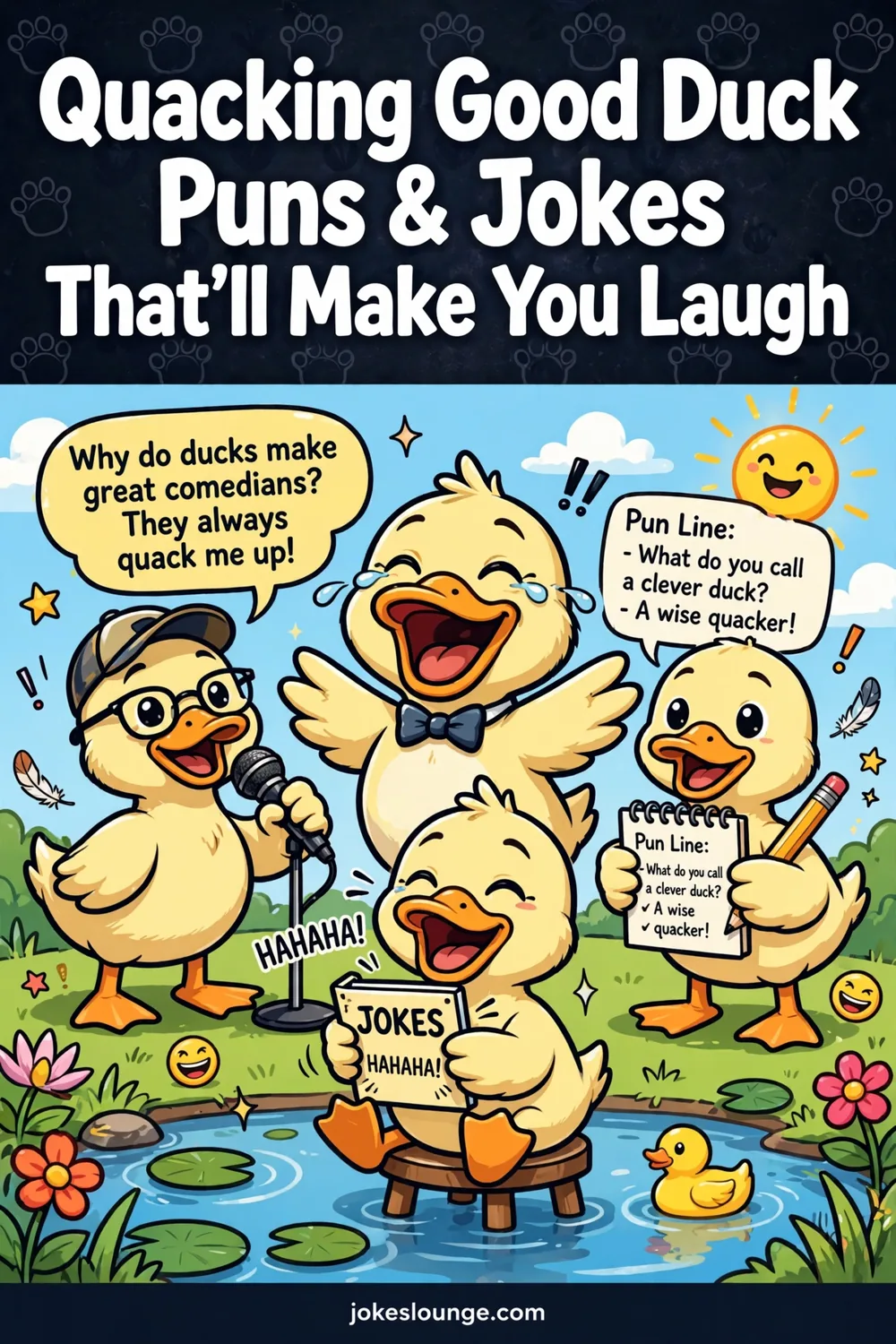 Quacking Good Duck Puns & Jokes That’ll Make You Laugh - funny illustration