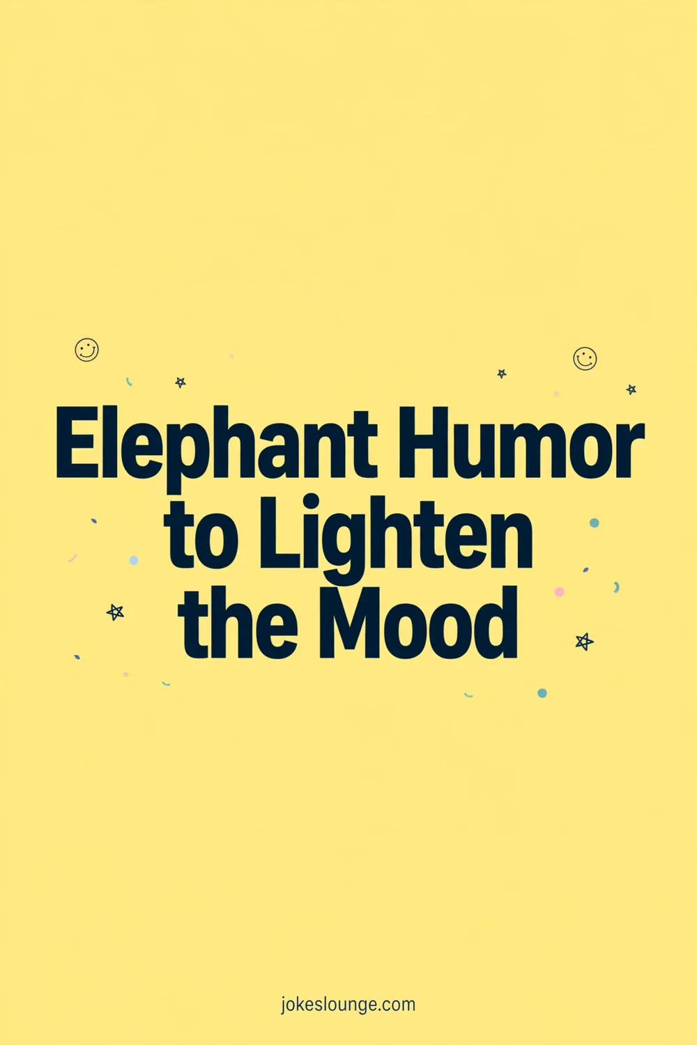 Elephant Trivia and Humor - funny illustration