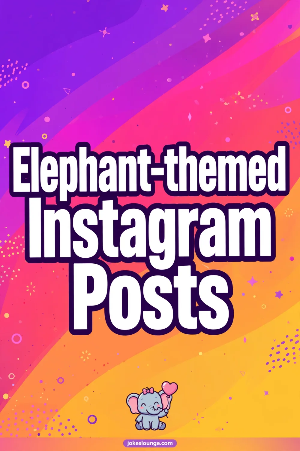 Elephant-themed Instagram Posts - funny illustration