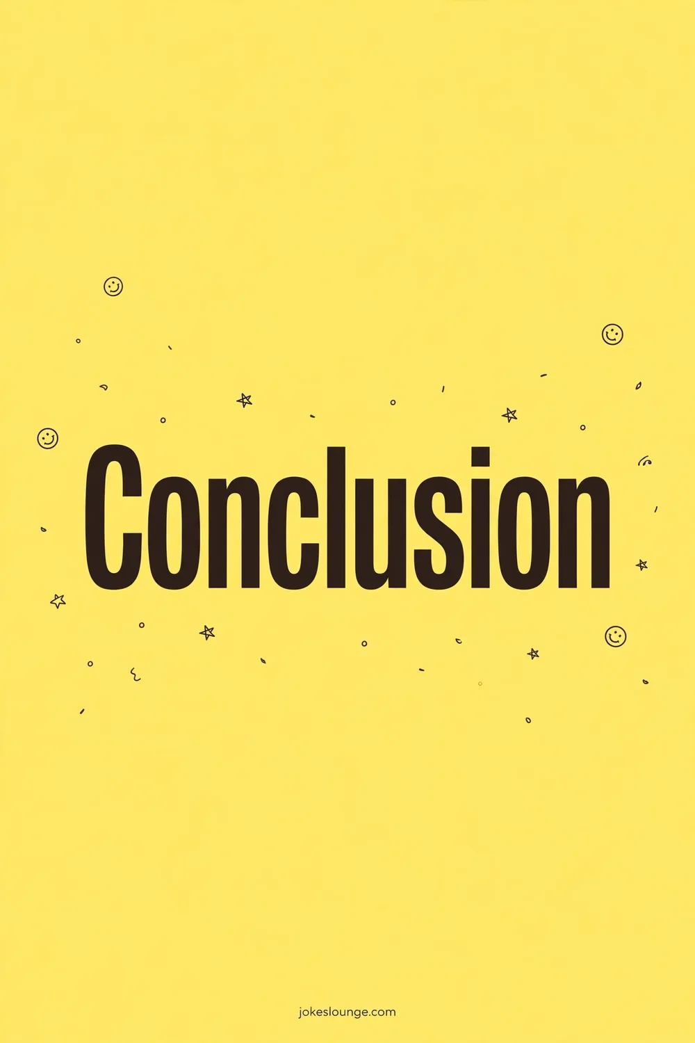 Conclusion - funny illustration