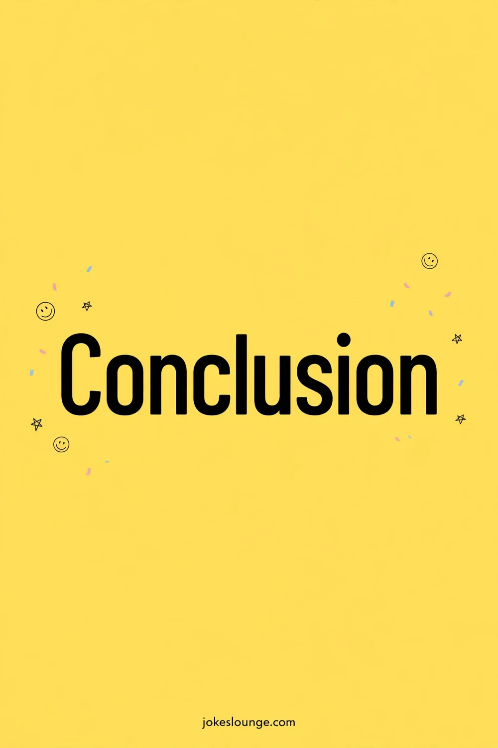 Conclusion - funny illustration